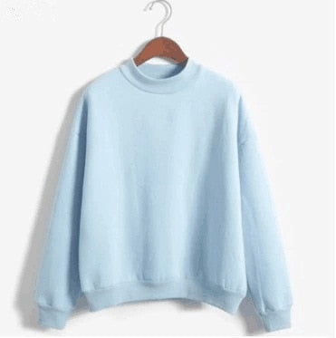 Women's sky blue korean candy sweater