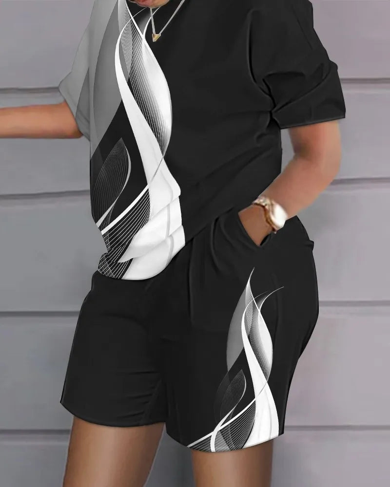 Women's h & : shorts suits