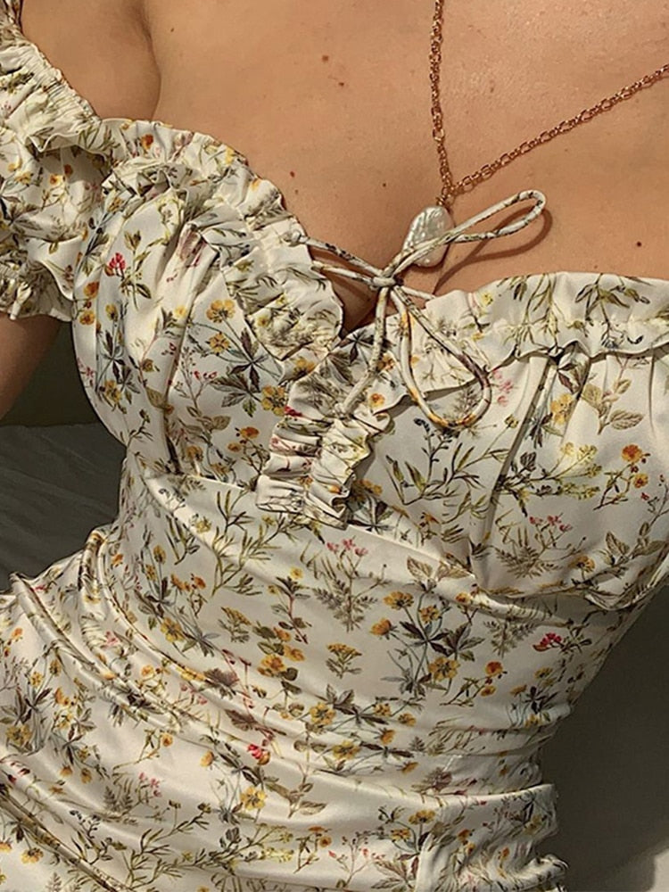 Alternate view: Women's chic floral maxi dress