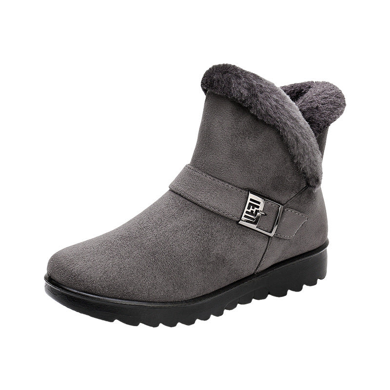 Women's grey winter boots