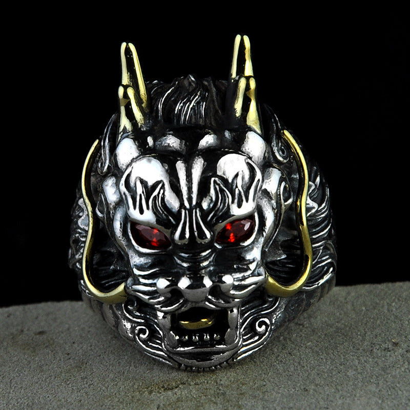 Alternate view: Unisex vintage silver ring