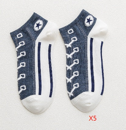 Low Cut Cotton Boat Socks - view 13
