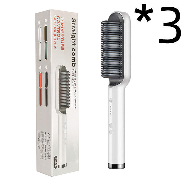 Unisex 2 in 1 hair straightener comb