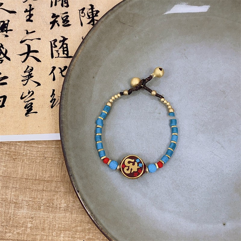 Alternate view: Women's retro bead bracelet