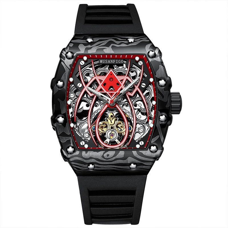 Tonneau automatic skeleton watch - view 7