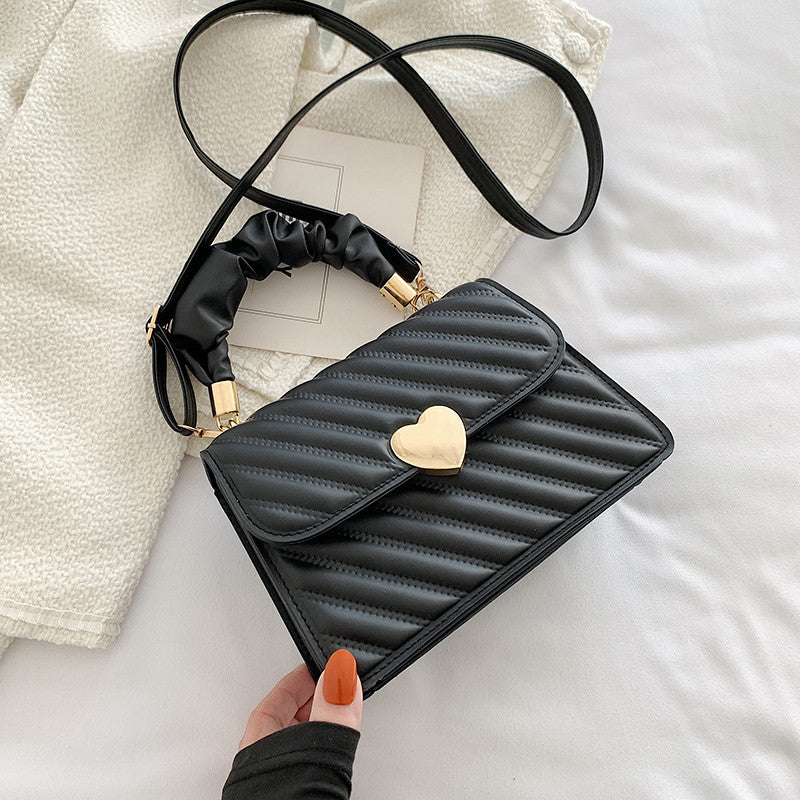 Women's black shoulder bag