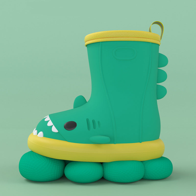 Boys shark rain boots