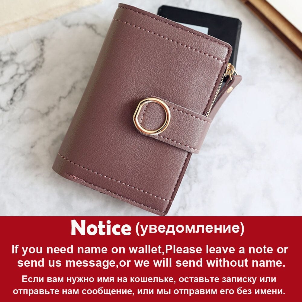 Unisex red bean paste name miniature wallets