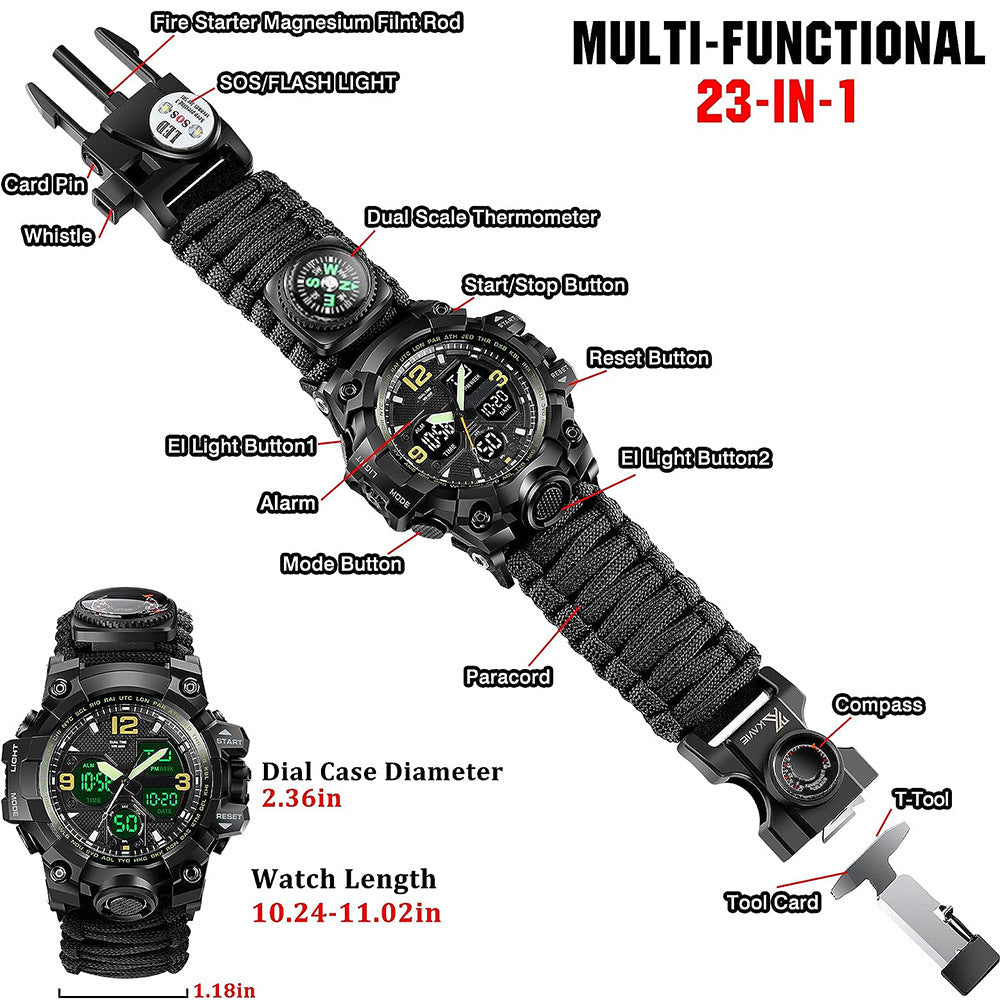 Alternate view: Unisex black digital watch
