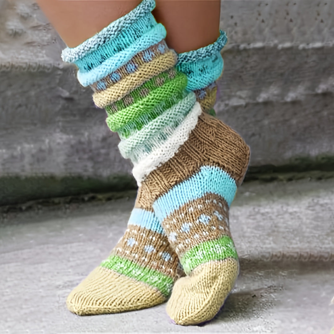 Women's khaki socks