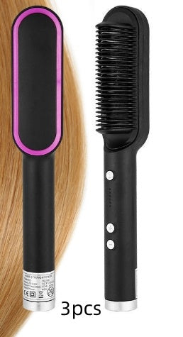 Unisex 2 in 1 hair straightener comb