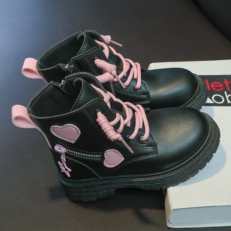 Girls british style boots