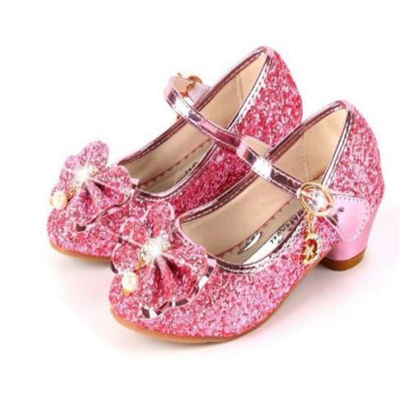 Girls butterfly knot shoes