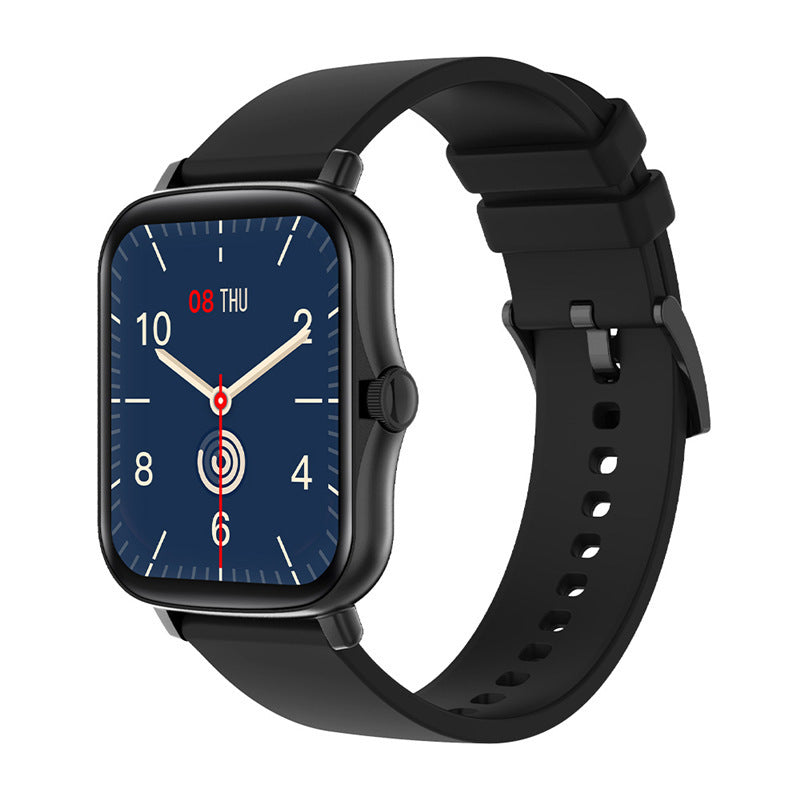Unisex black IP68 custom dial smart watch