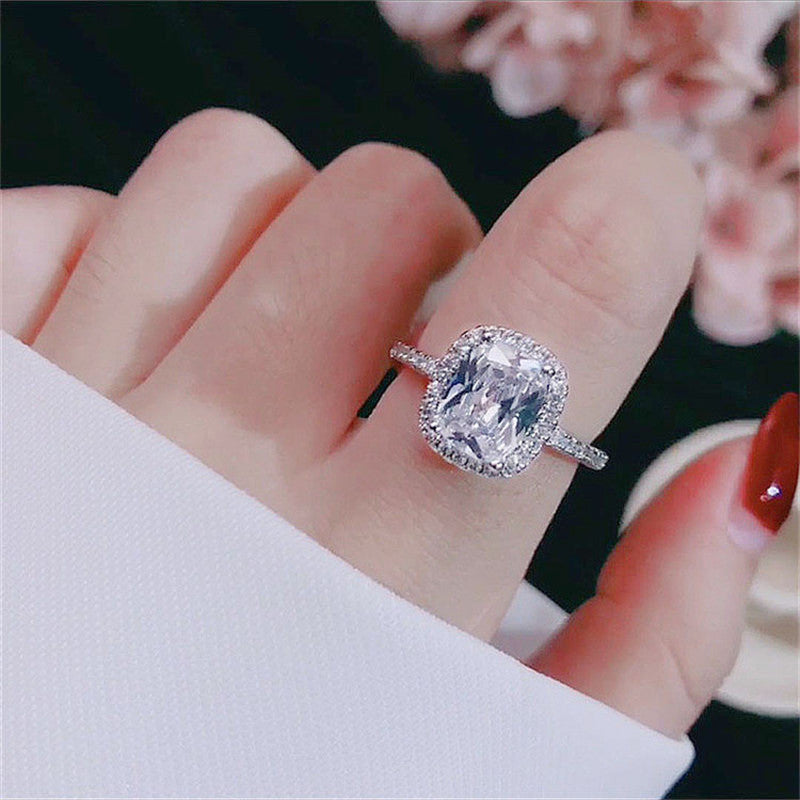 Alternate view: Women's white gold bridal ring