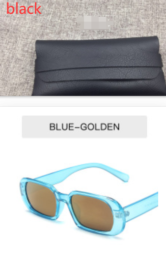 Women's blue tyrant gold candy sunglasses