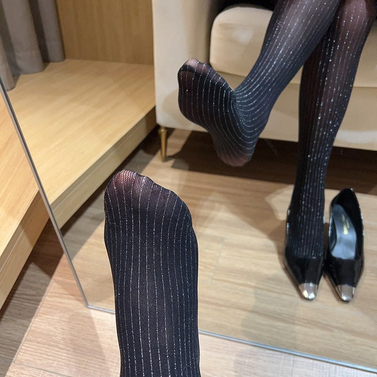 Alternate view: Women's black pantyhose