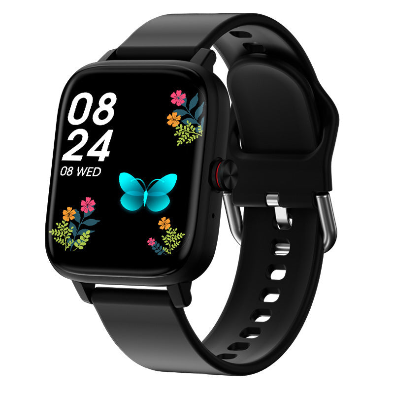 Women's tape black smart watch