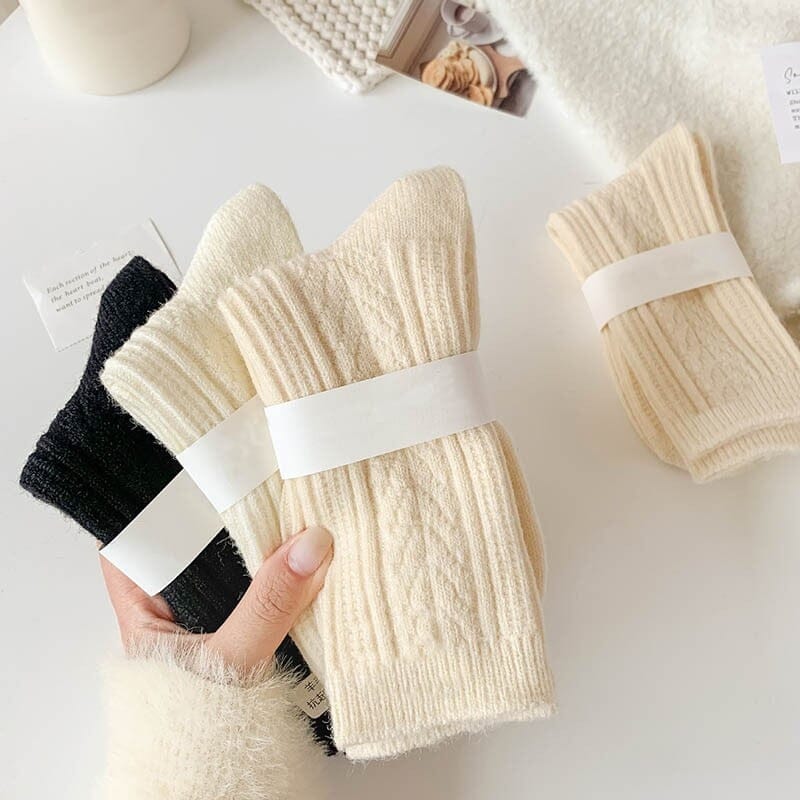 Women's cashmere wool socks