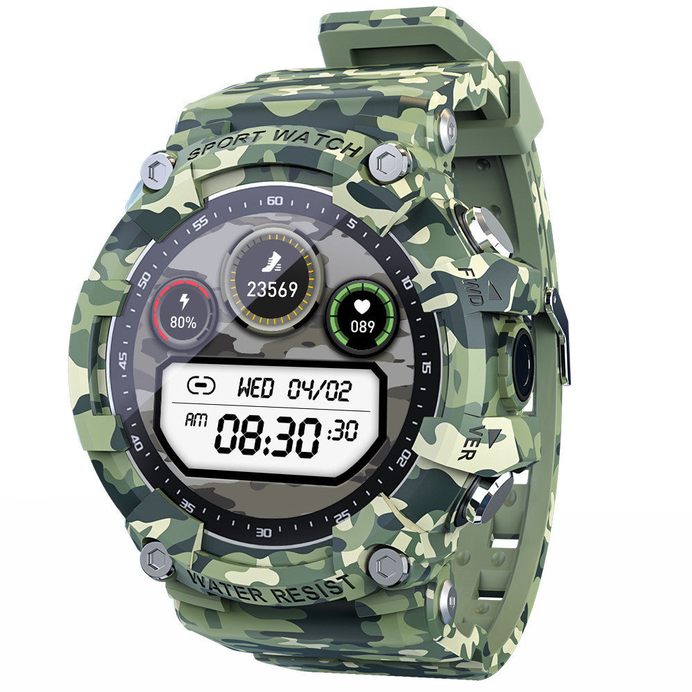 Unisex green outdoor smart watch