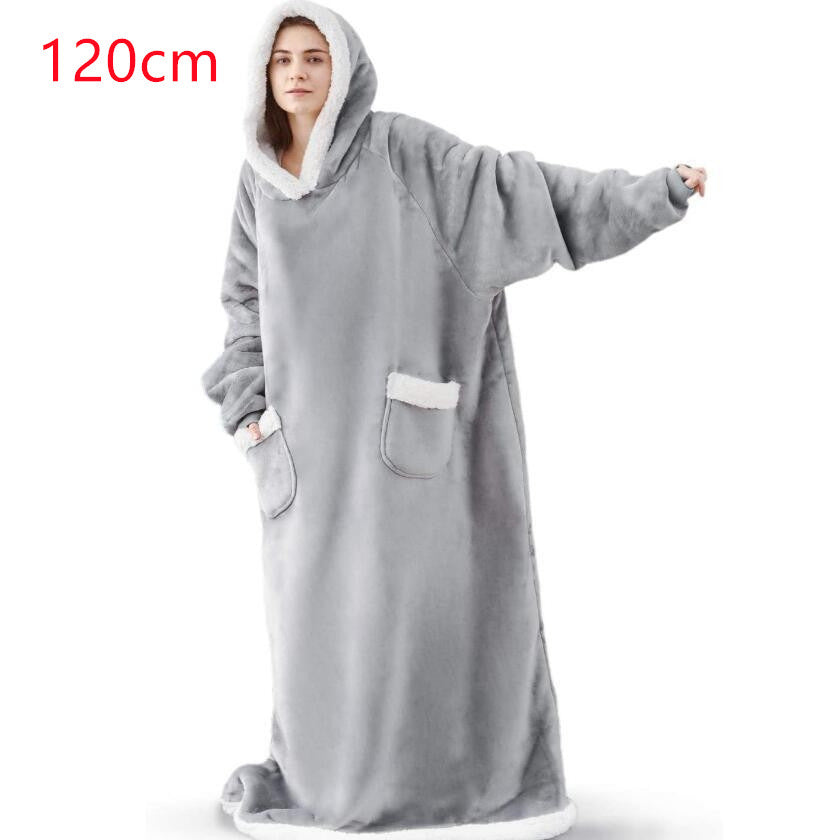Unisex tv hoodie blanket