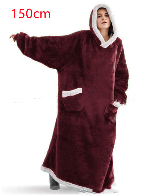 Unisex tv hoodie blanket