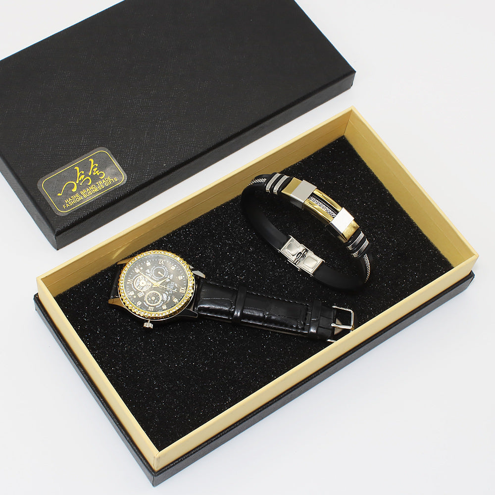 Couple watch set with bracelets - view 4