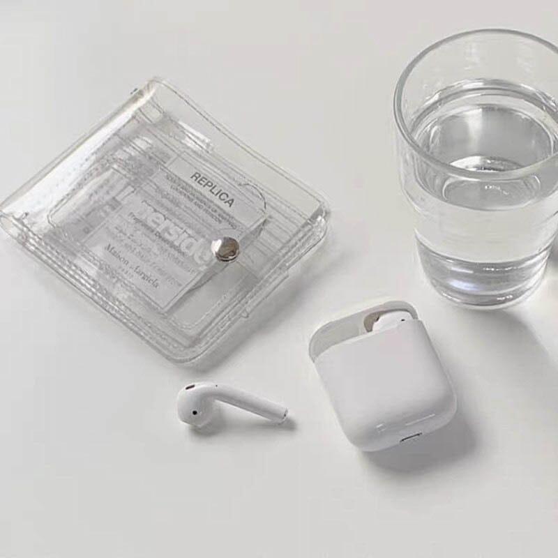 Alternate view: Unisex clear coin purse & card holder
