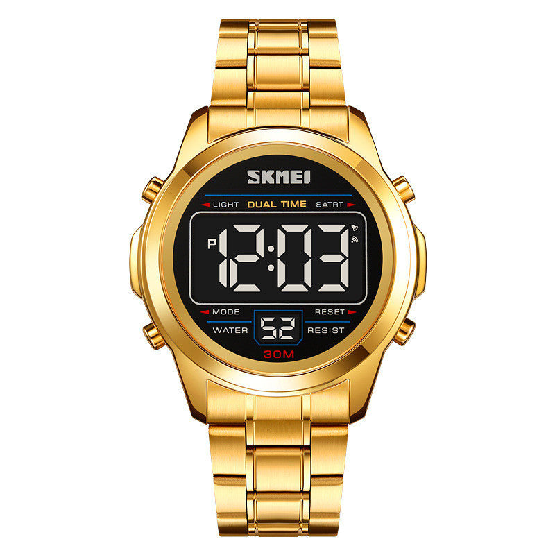Men's luminous digital watch