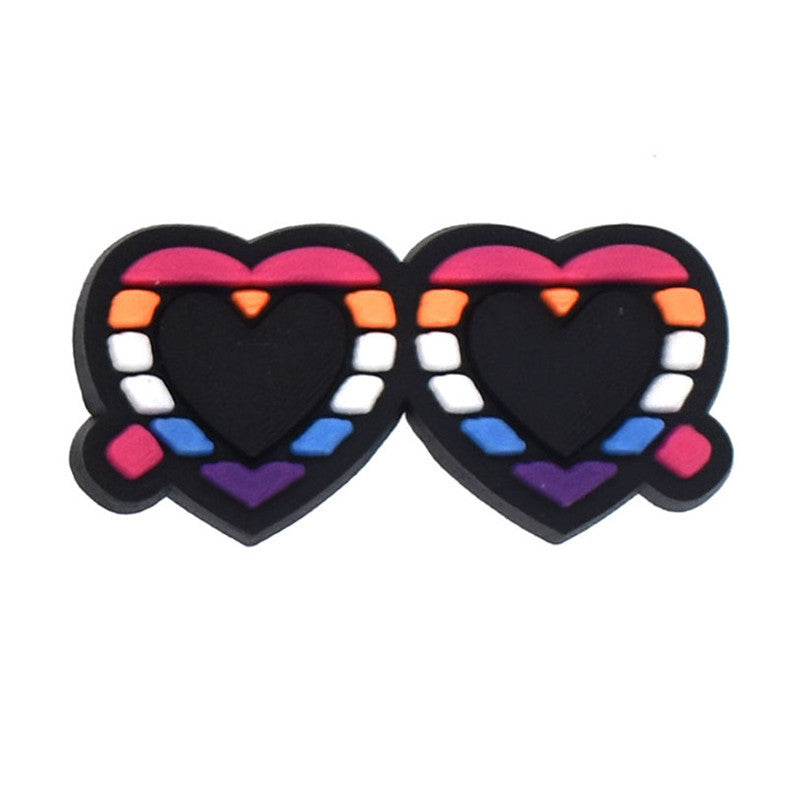 Unisex cute cartoon shoe charms