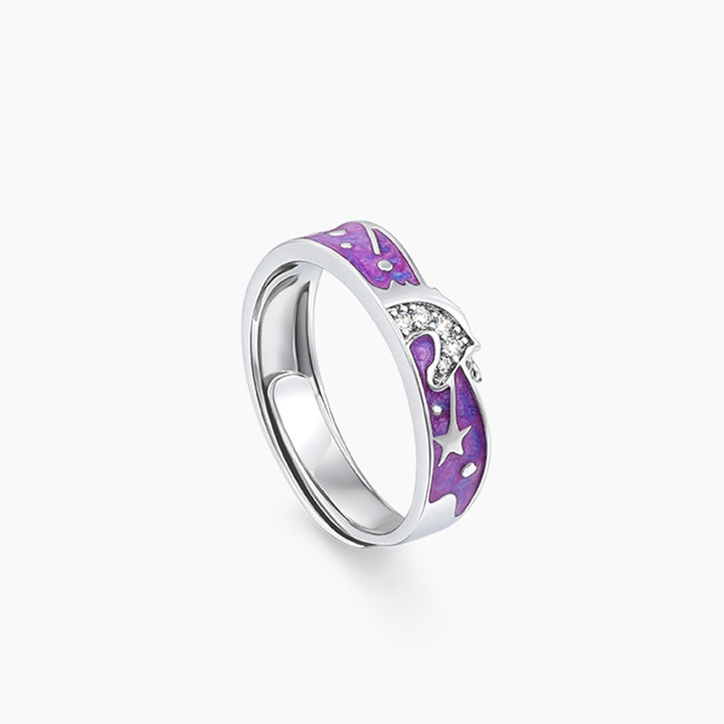 Alternate view: Unisex simple drip ring