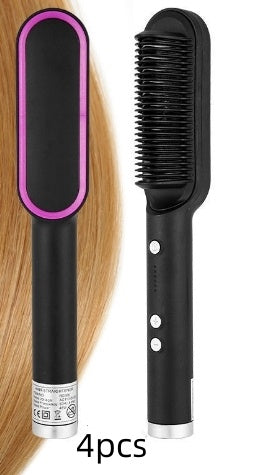 Unisex 2 in 1 hair straightener comb