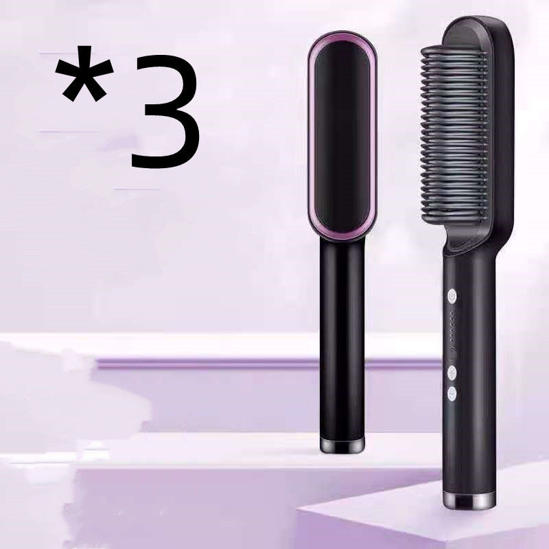 Unisex 2 in 1 hair straightener comb