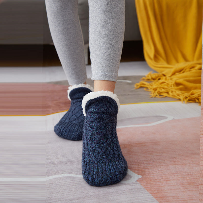 Unisex navy blue socks