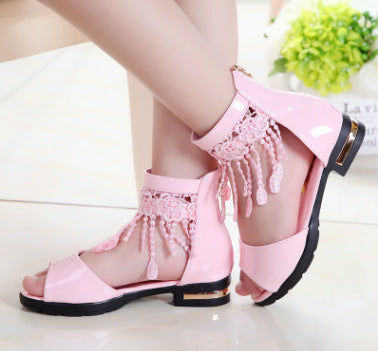 Girls pink princess shoes