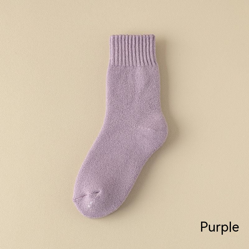 Kids purple socks