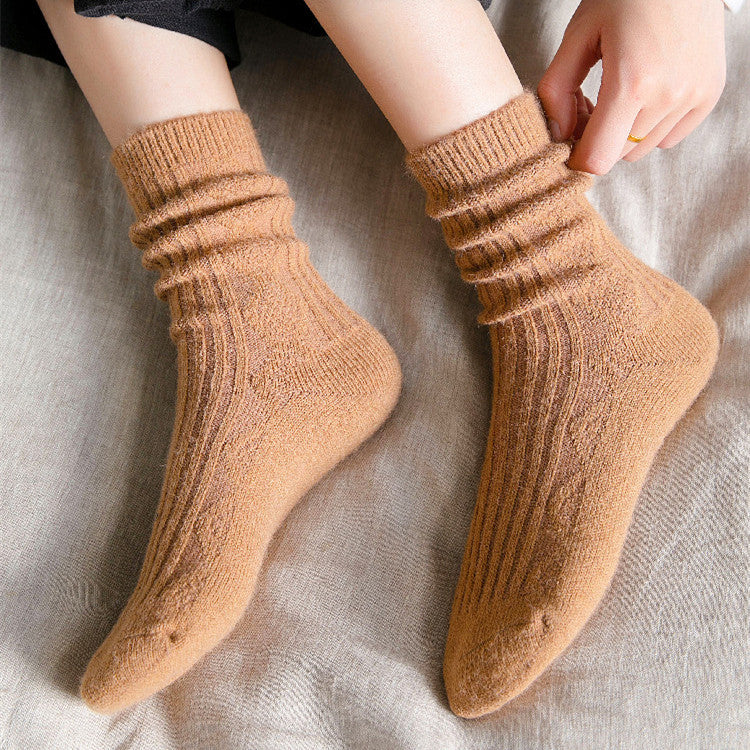 Women's cashmere long socks