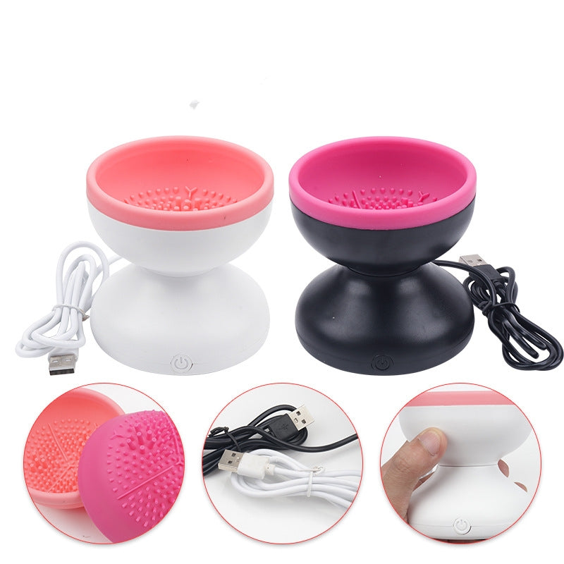 Alternate view: Unisex electric makeup brush cleaner