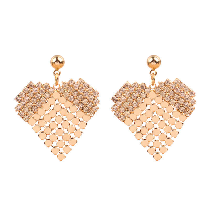 Women's pendant ear clip earrings