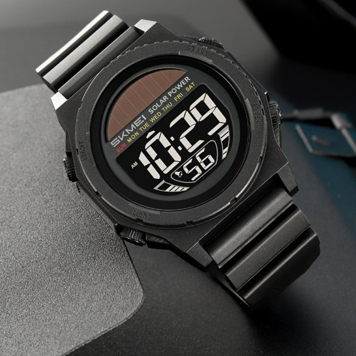 Alternate view: Unisex solar powered watch