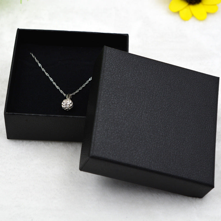 Women's black bridal ring