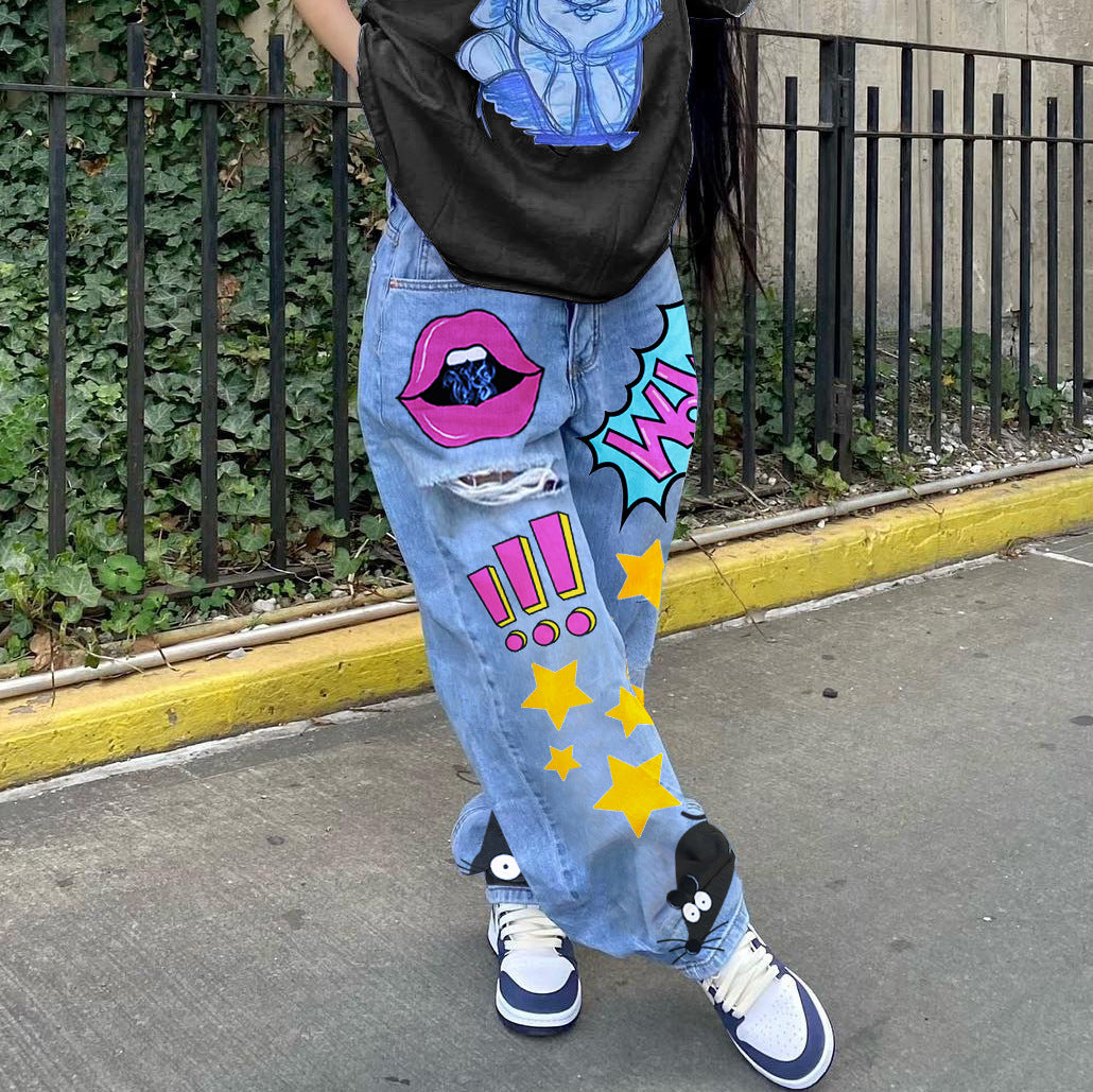 Alternate view: Women's low waist jeans