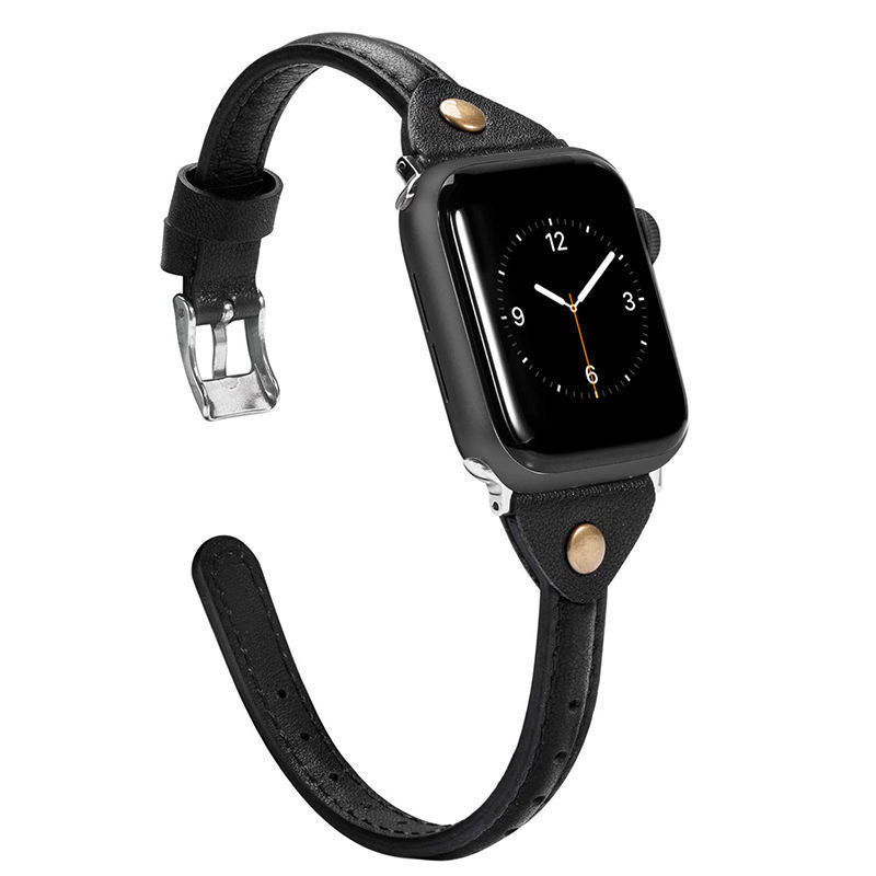 Unisex tneg belt black high end leather watch