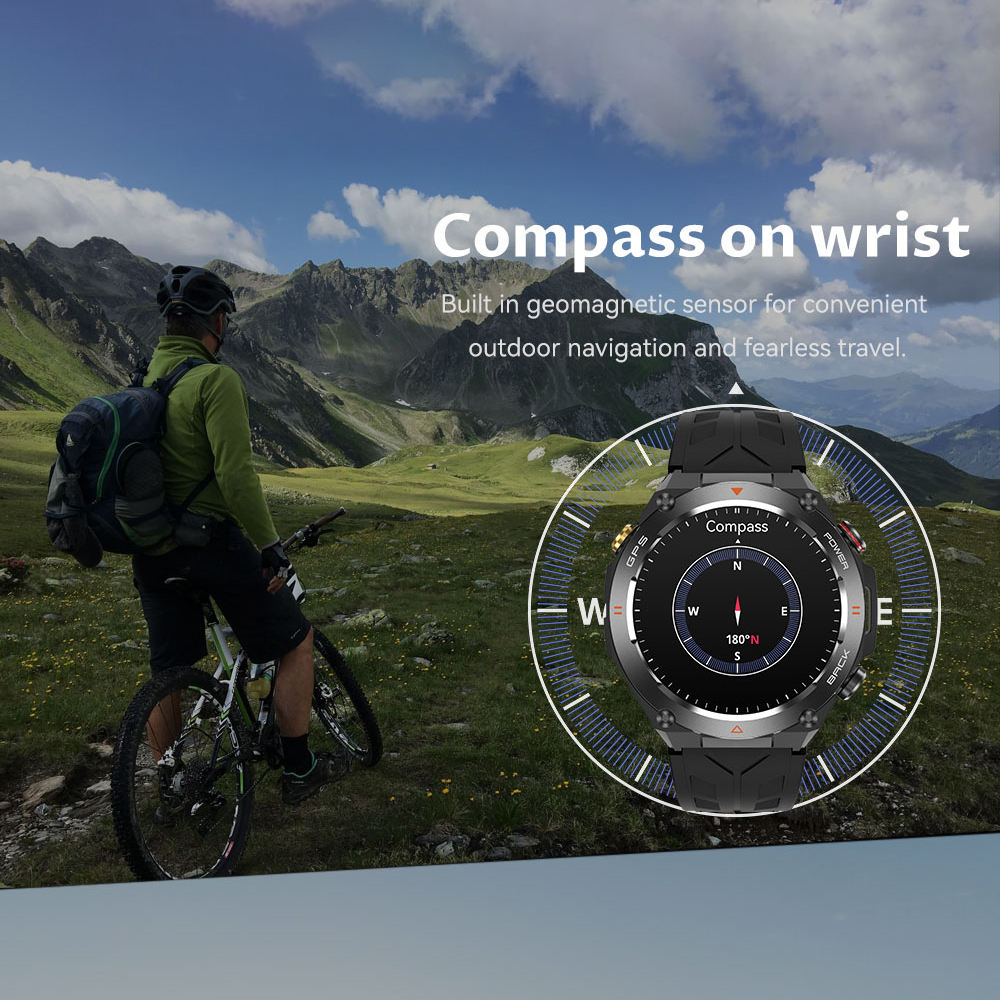 GPS smart watch with altimeter, barometer and compass - view 4
