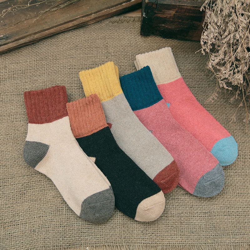 Unisex thick wool socks -pair pack