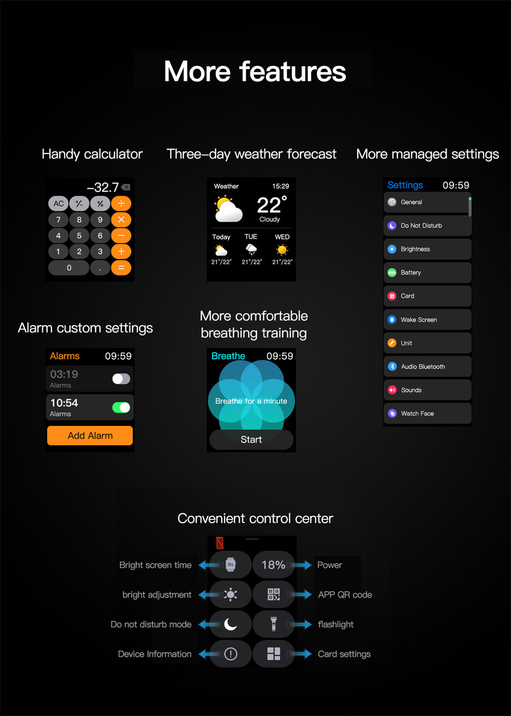 Alternate view: Women's waterproof smart watch