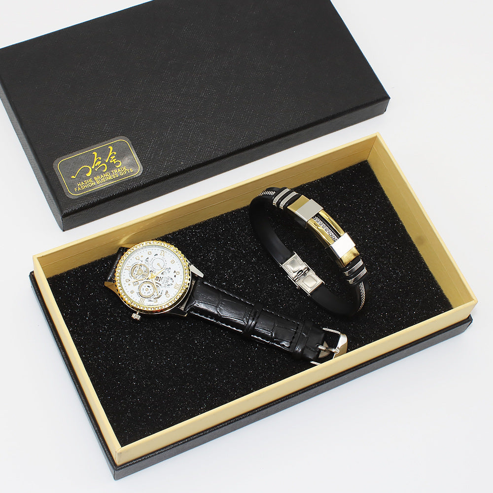 Couple watch set with bracelets - view 7