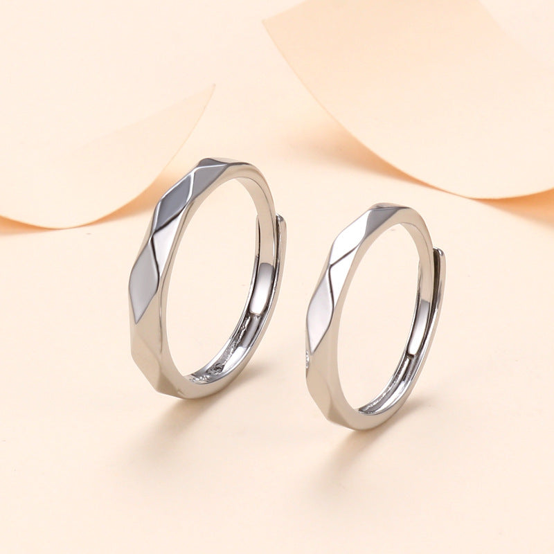 Unisex angular ring
