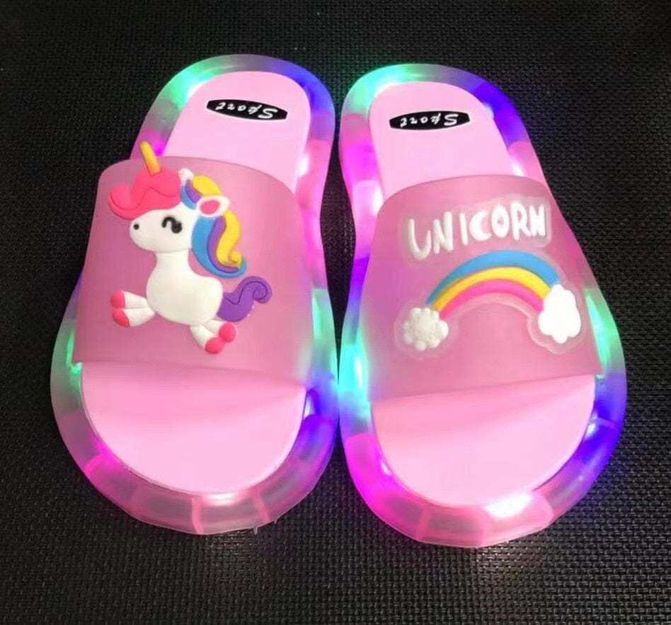 Kids light up slippers