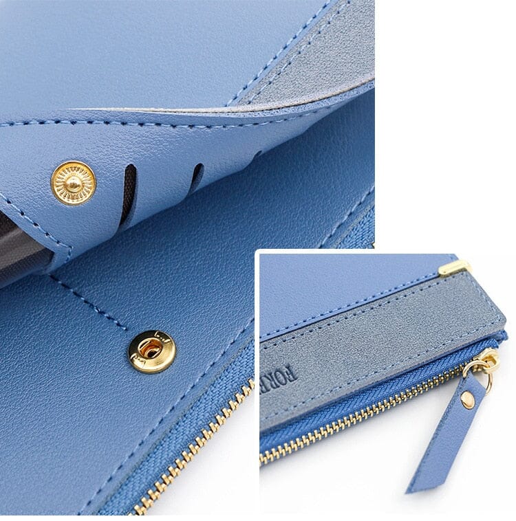 Alternate view: Women's long leather wallet